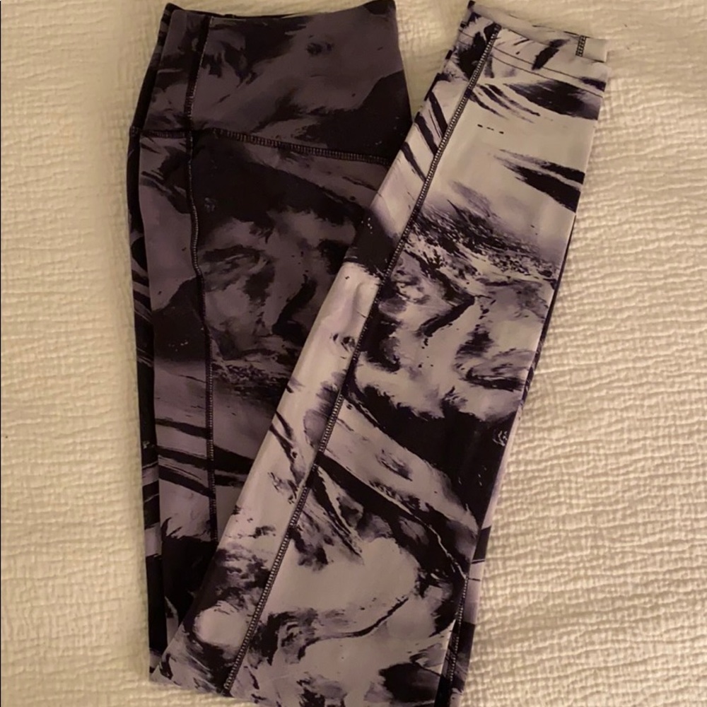 Nike Grey Marble Full Length Tight